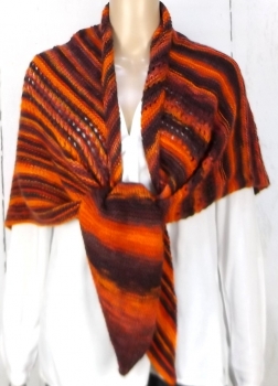 Preview: Strickanleitung Dreieckstuch „Herbstfreuden“